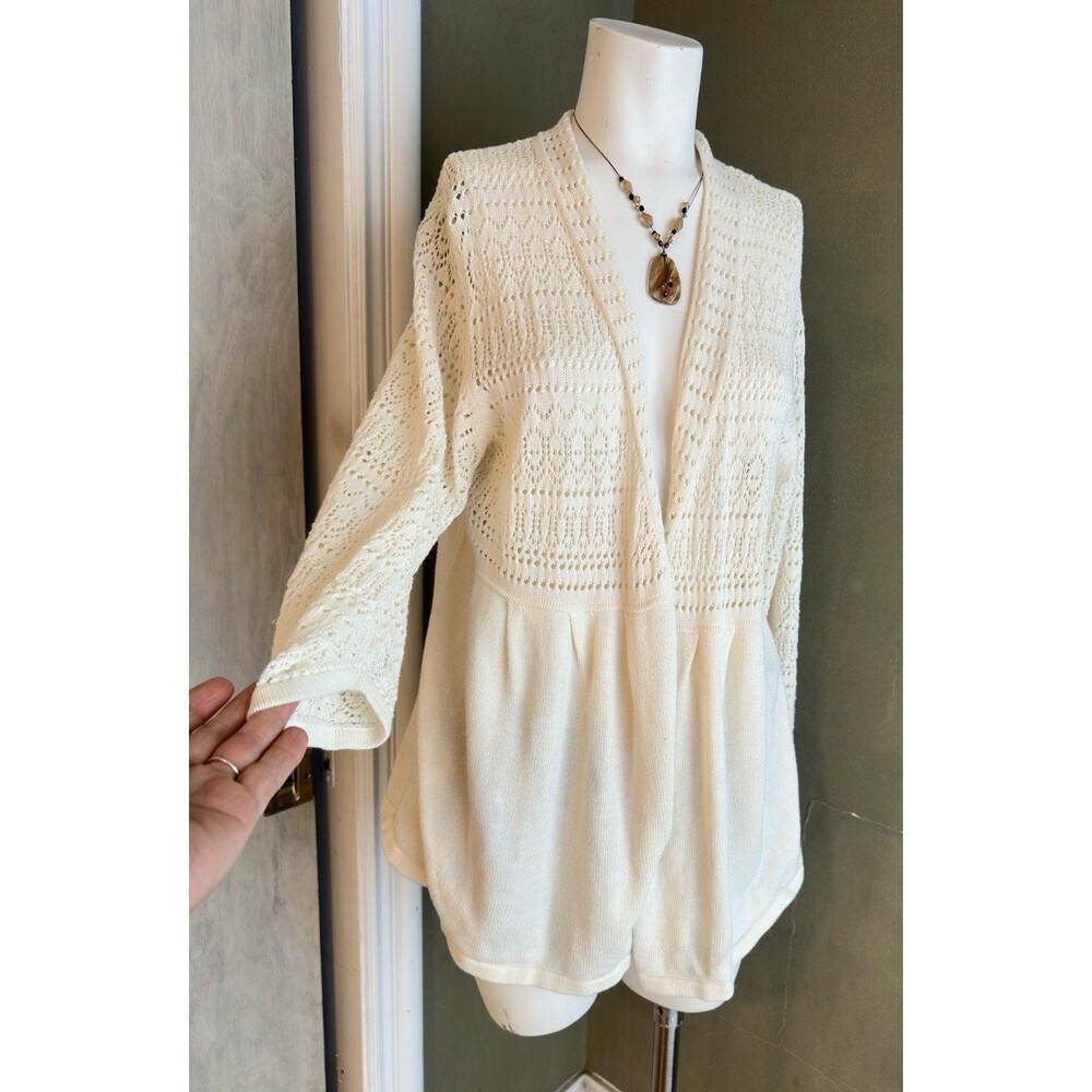 Y2K Women's Babydoll Cardigan Sweater XL Open cardigan Preppy Bella Swan